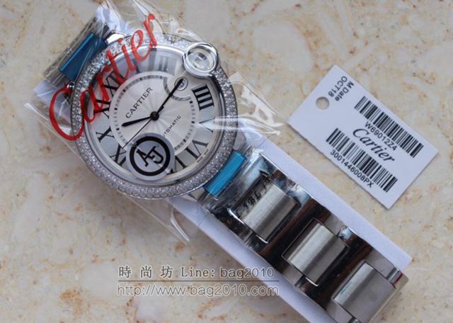 CARTIER手錶 全新v2版 卡地亞藍氣球 卡地亞機械男士腕表 卡地亞大號男款手錶  hds1605